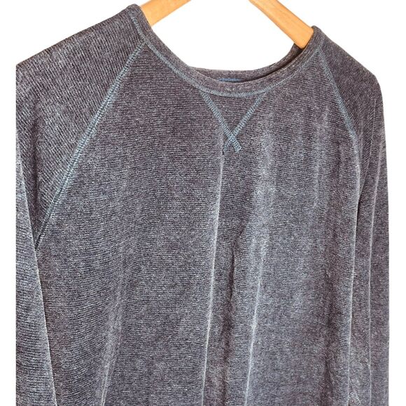 Tommy Bahama | Navy Cotton-Blend Pullover Sweatshirt Size XL | EUC - Picture 7 of 12